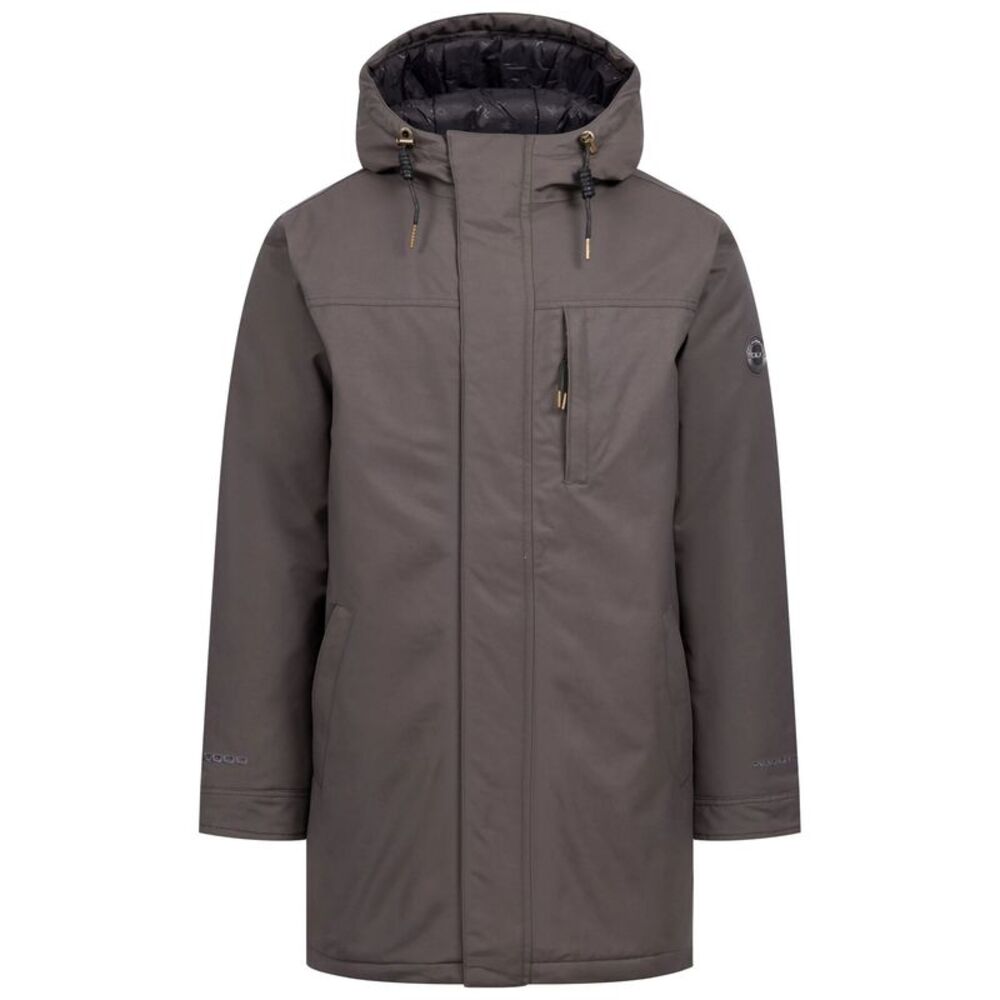 Trespass Mens Macleod DLX Padded Waterproof Jacket / Charcoal